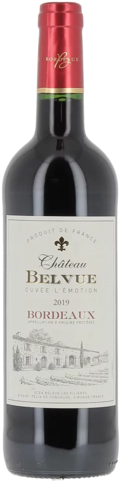 Château Belvue Cuvée L'émotion Bordeaux 2019