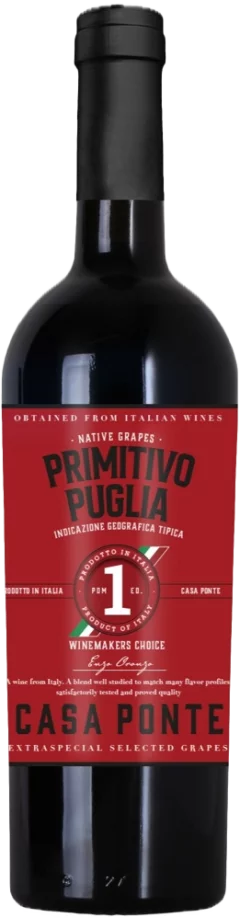 Vino Pellegrino - Casa Ponte Primitivo IGT 2023